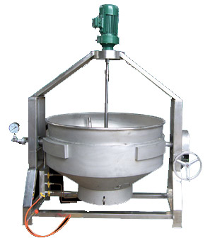 燃气(刮底搅拌式)可倾式夹层锅