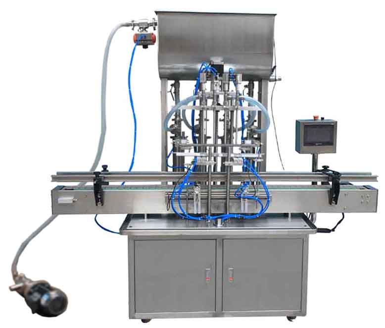 全自动膏体灌装机(自动液位控制上料泵)