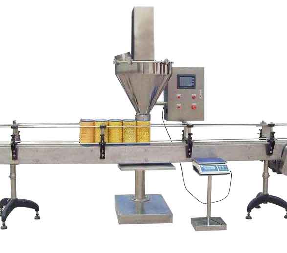 YX-FTS全自动粉末瓶装、罐装直线灌装机