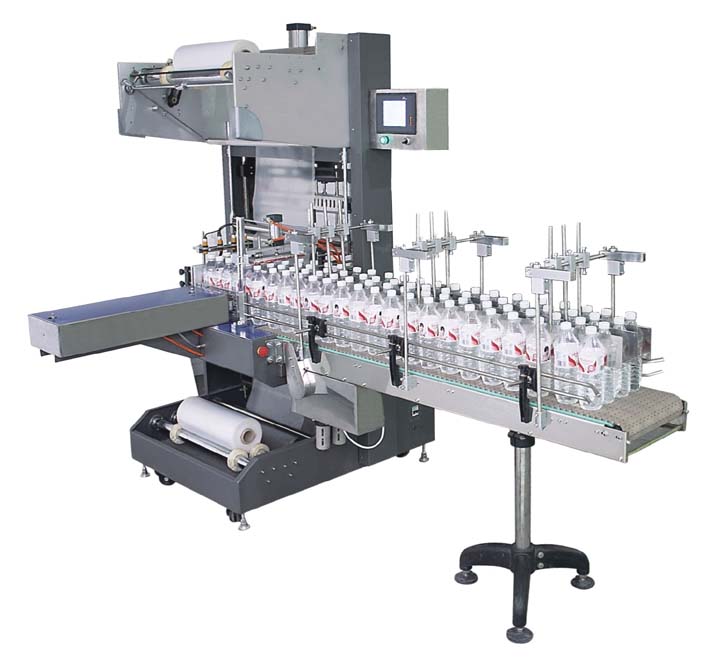 全自动袖口式包装机(全自动袖口式套膜机)