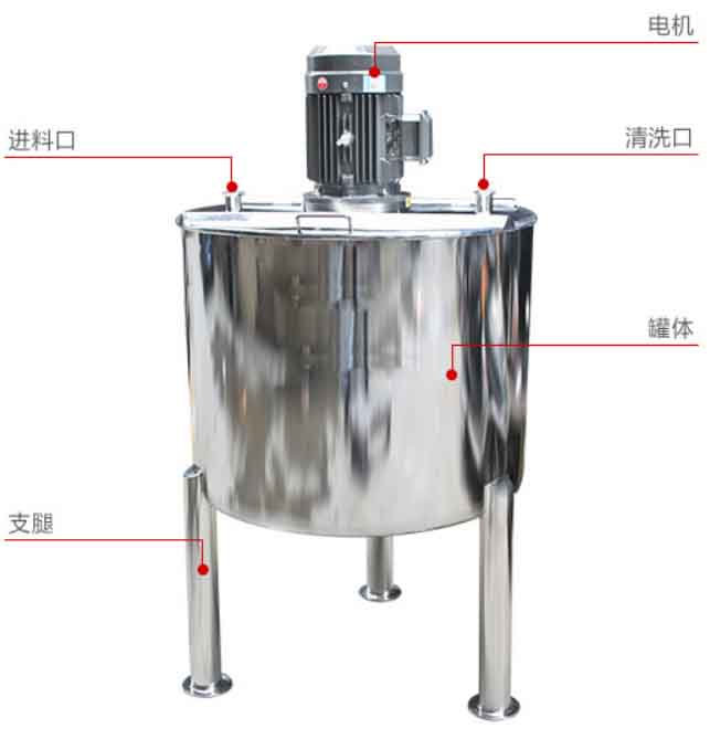 高剪切分散乳化罐,卫生级不锈钢高速剪切乳化罐
