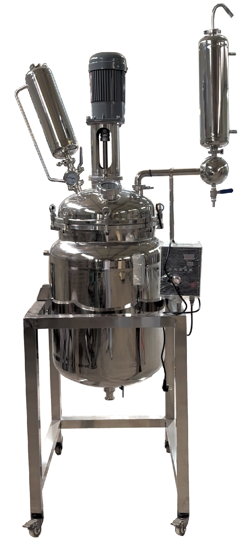 双层不锈钢反应釜实验室小型高温高压蒸馏真空反应器